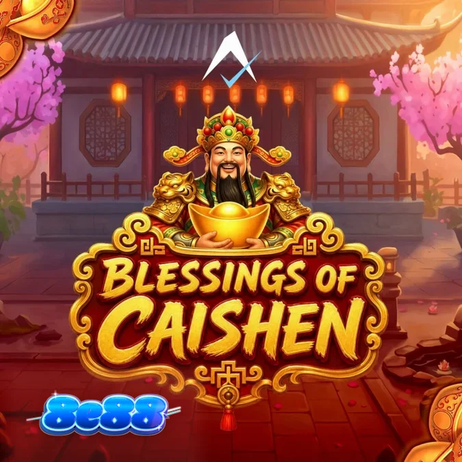 Blessings of Caishen স্লট গেমের একটি দৃশ্য যেখানে মাল্টিপ্লায়ার ওয়াইল্ড দেখা যাচ্ছে